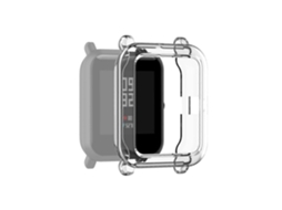 Capa Protetora De Tpu Com Cobertura Parcial Para Amazfit Pop