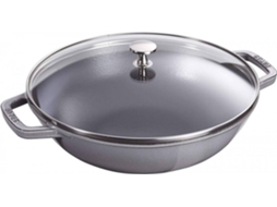 Frigideira STAUB (Cinzento - Ferro Fundido - 30x12 cm)