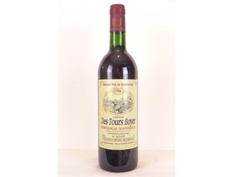 Vinho Tinto CHÂTEAU DES TOURS BOYER 1986 (75 cl - 1 unidade)