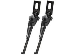 Suporte Lateral Ajustável de Aço Carbono Preto, para Bicicleta Infantil 12 Polegadas, 2 unidades