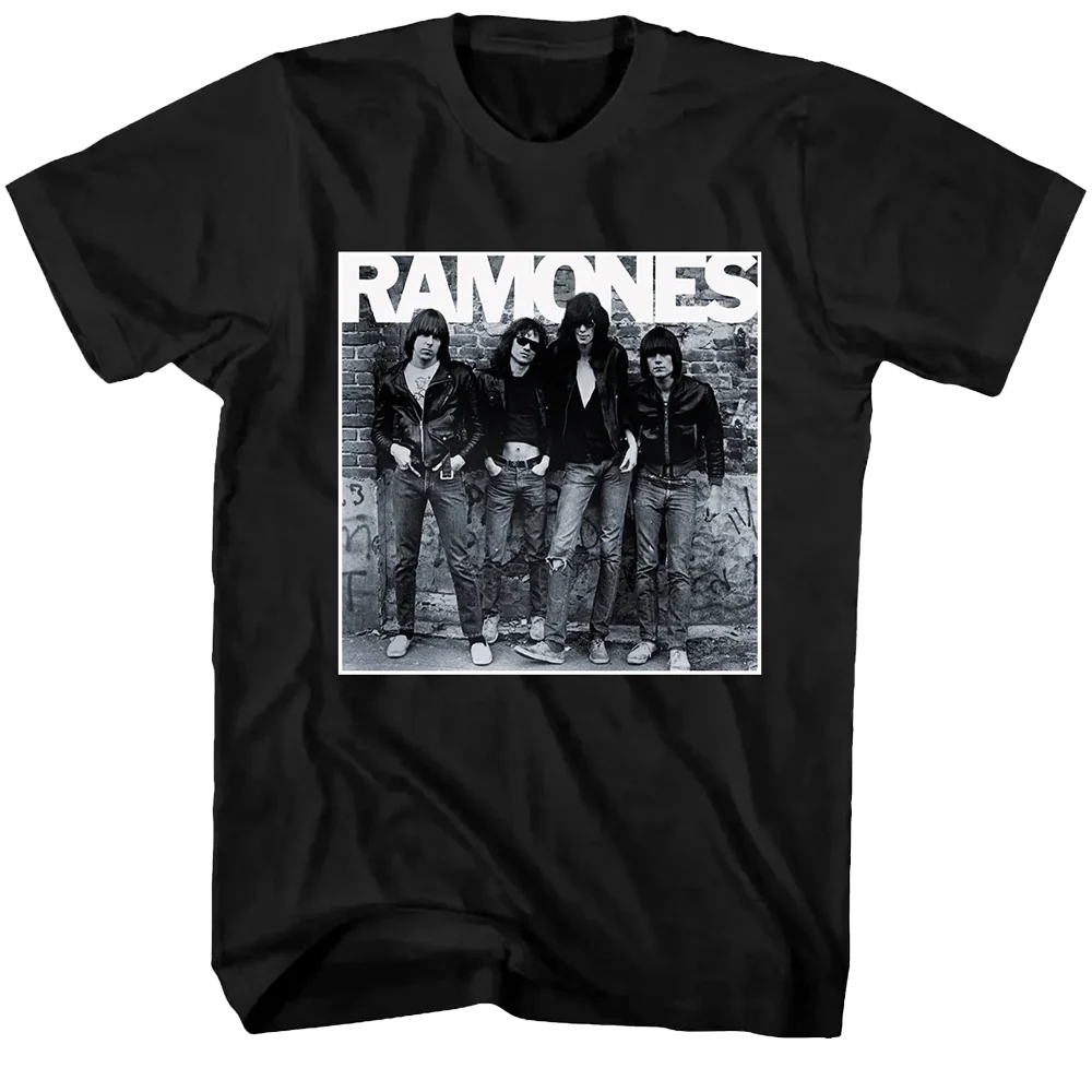 Ramones Vintage Ramones 1976 Album Cover T-shirt Unisex Rockinstone Size:xxl