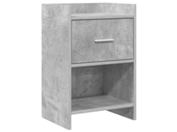 Vidaxl Mesas De Cabeceira Cinzento Cimento 40 X 30 X 60 Cm