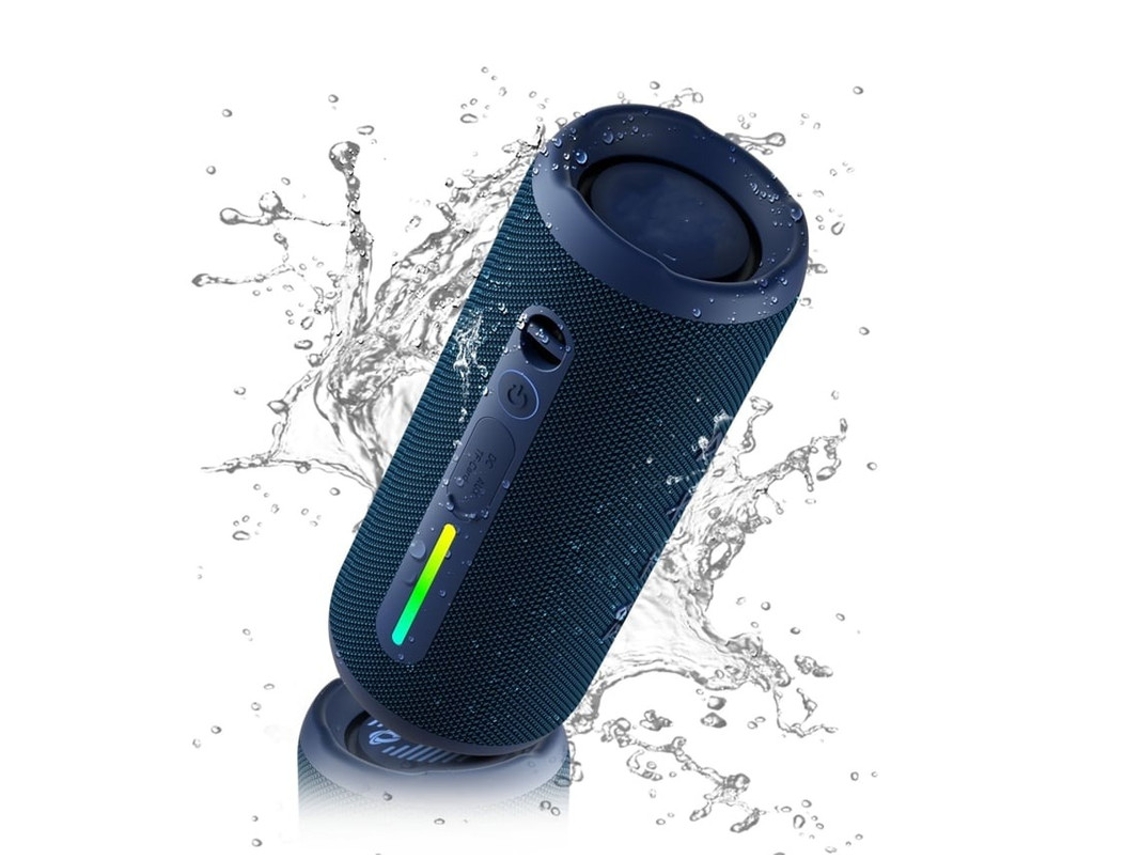 Alto Falante Bluetooth Portátil Alto Falante Sem Fio Com Som Estéreo Alto De 24 W Graves Extras Ativos Ipx7 À Prova Dágua Bt5.3 Luzes Yizhood