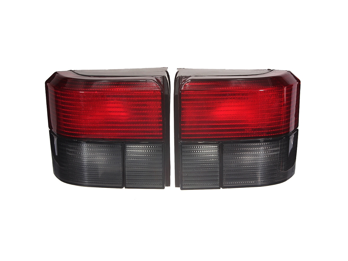 Luzes de trabalho traseiras vermelhas fumê para VW Transporter Caravelle T4 1991-2003