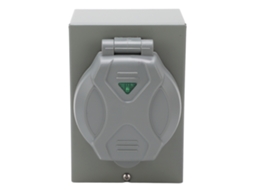 Laxiscreed Caixa De Entrada De Energia Para Gerador Ao Ar Livre, Alumínio 50a, Compatível Com 12.500w Ac125v