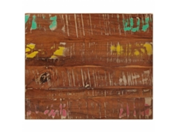Vidaxl Tampo De Mesa Retangular 60x50x2,5 Cm Madeira Recuperada Maciça