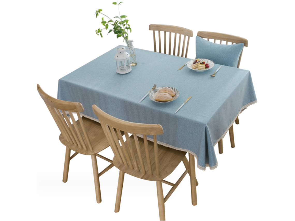 Manta de mesa retangular, cor sólida, impermeável, resistente a manchas, para jantar e acampamento S/MARCA