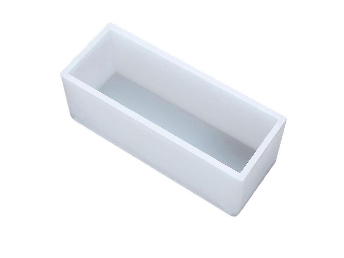 Molde de Silicone Retangular Grande para Sabonete Artesanal e Bolo com Design Versátil