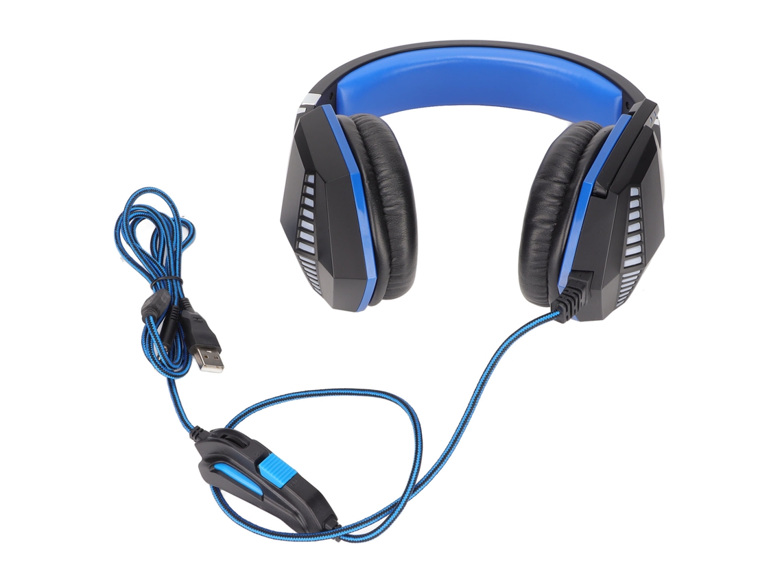 Fone Mali Gamer com Fio S510, Controle de Volume, Surround Estéreo, Microfone, para PS4, PC, Laptop
