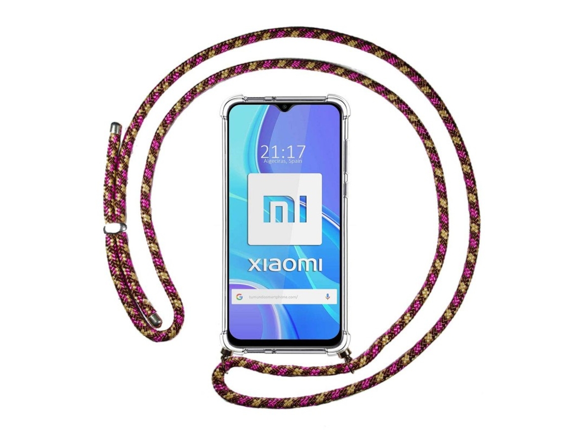 Capa Xiaomi Redmi 9 TUMUNDOSMARTPHONE Suspenso Rosa