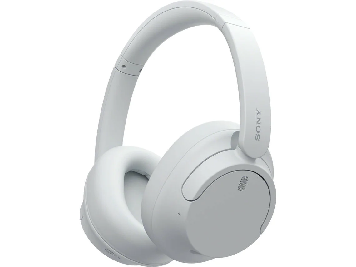 Auscultadores Bluetooth SONY WH CH720N (Over Ear - Microfone - Noise Cancelling - Branco)