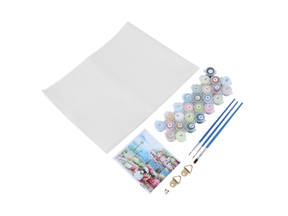 Kit De Pintura A Óleo Diy Pintura Por Número Pintura A Óleo Digital Decoração 40x50 (e007)