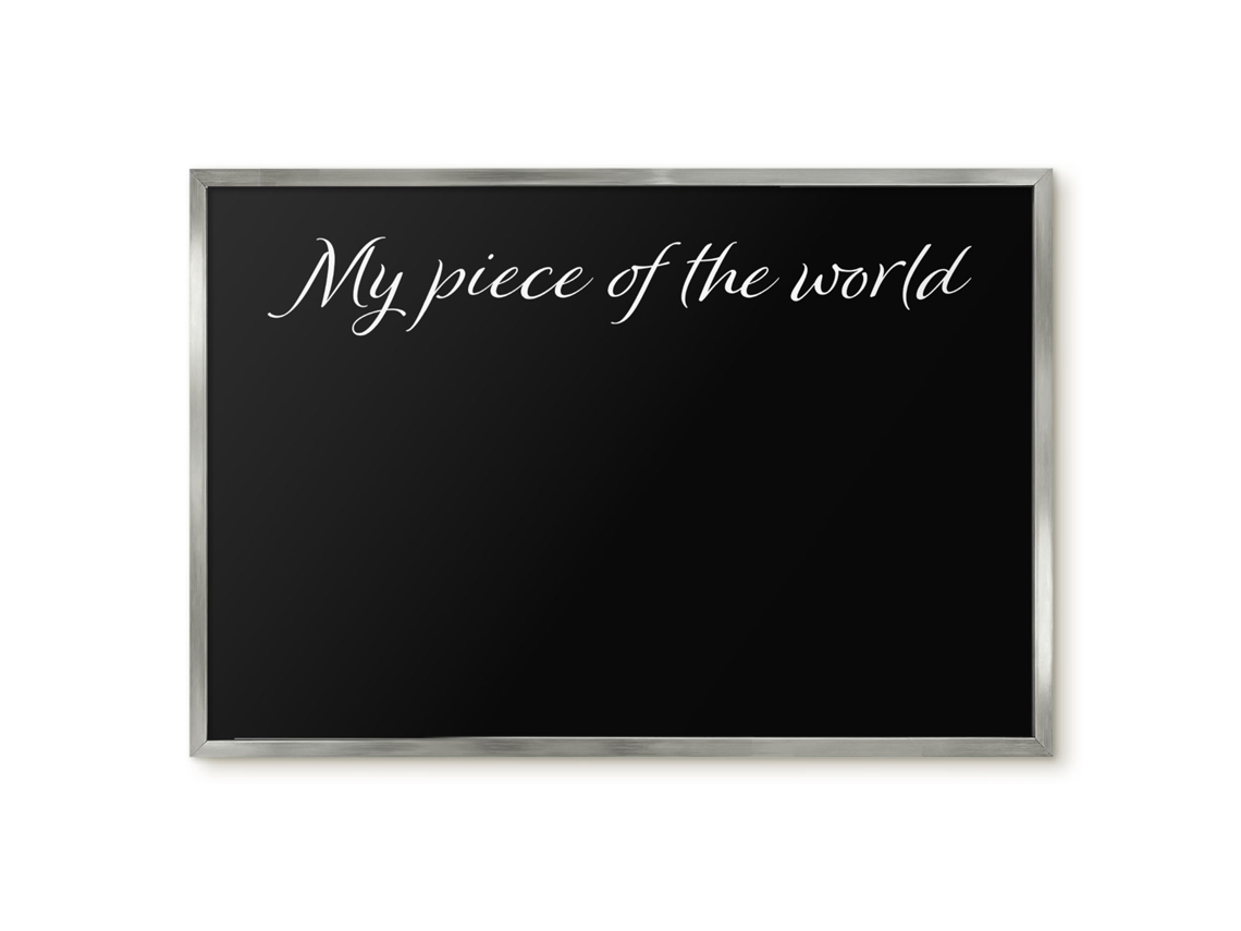 Magnetic Wall Board My Piece Of The World For The Office Espelharte (60x40 Cm)