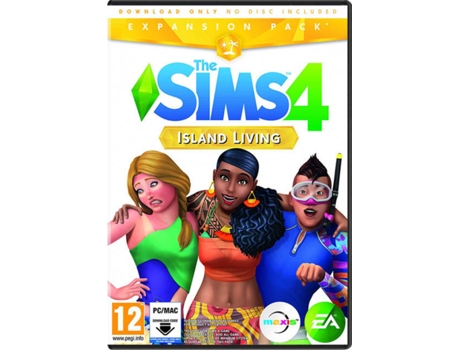 The Sims 4 Island Living Expansion Pack - Code in a Box - PC