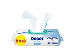 Toalhitas Bebé Aqua Pure DODOT emb. 288 un (6 x 48 un)