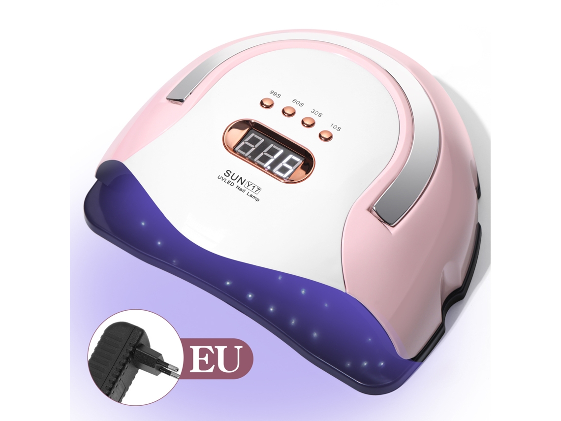Secador De Unhas Com 54 Lâmpadas Uv/led Para Secagem De Gel, Rosa.