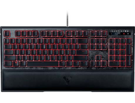 Teclado RAZER Destiny 2 Ornata Chroma em Preto — Com fio USB | Mecânico | Layout US | Switch membrana | Iluminado