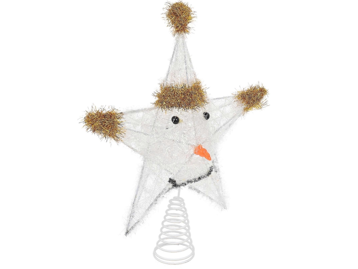 Enfeite De Árvore De Natal, Estrela Dourada, 30 X 20 Cm, Estilo Natalino, 1 Peça Olysi Shop