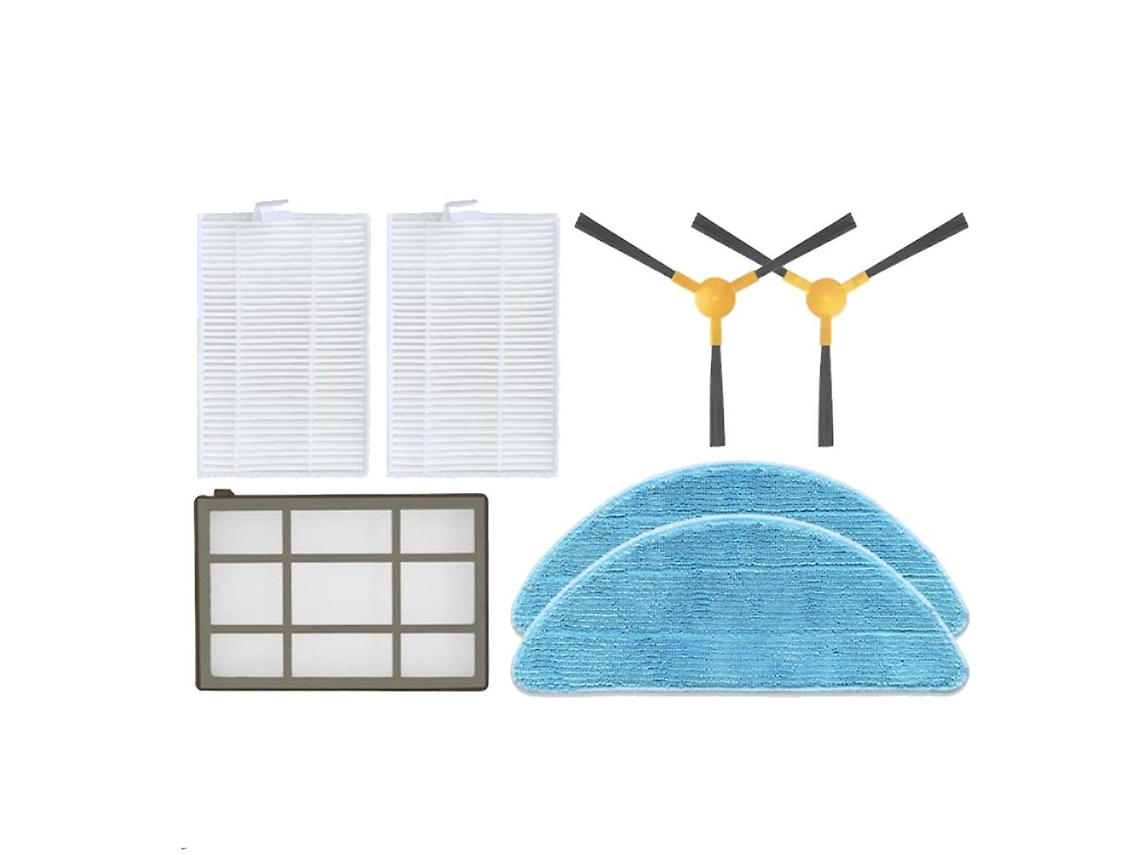 Acessórios de Aspirador Para garlyn -600 escova lateral hepa filtro mop pad pano filtro primário de pó peças de reposição