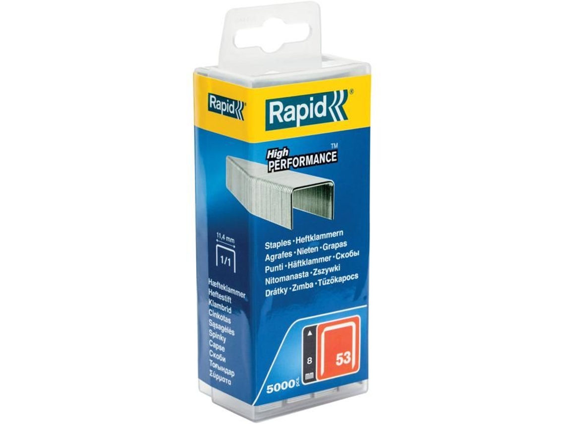 Grampos Rapid 5000 N 53 Rapid Agraf 8mm BRILVIBERA