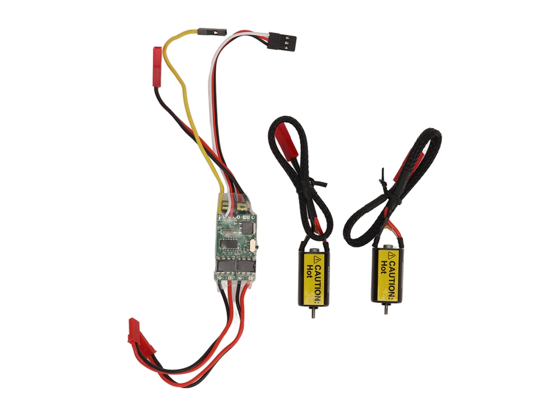 Controlador De Velocidad Eléctrico Bidireccional Dual 10a Esc Para Barco Tanque Modelo Rc