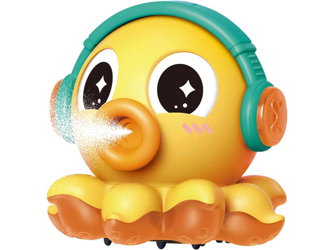 Brinquedo Elétrico Em Formato De Polvo Para Bebês Umidificador Gerador Névoa Música Luzes Animais