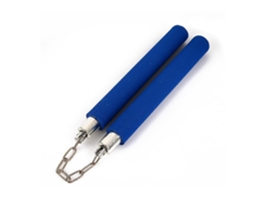 Nunchaku Segurança Borracha Espuma Corrente Aço. Treino Crianças Iniciantes.
