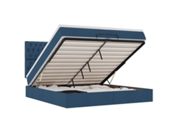 Ottoman Bed, Ottoman Beds Vidaxl Azul Tecido (200 X 200 Cm)