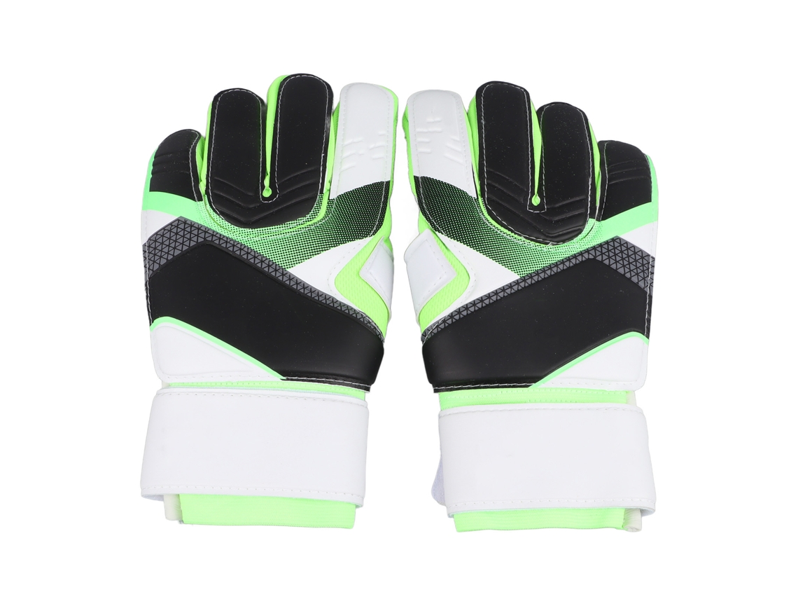 Luvas De Goleiro De Futebol Com Látex Espessado Para Treino E Jogo Adulto Número 9 Verde Fluorescente