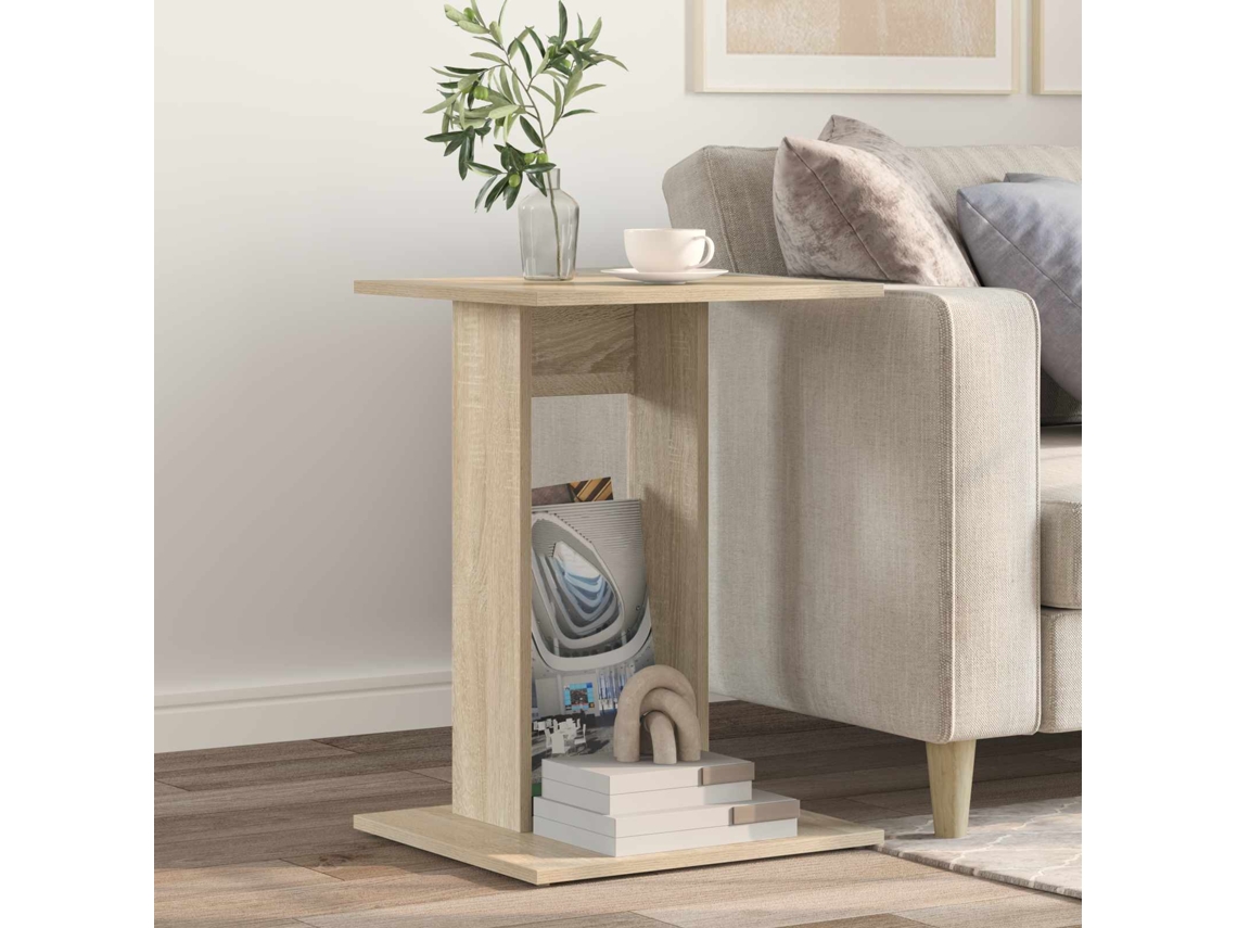 Vidaxl Mesa Lateral Carvalho Sonoma 45 X 40 X 62,5 Cm