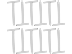 Conjunto De 12 Peças Acessórios Reposição Em Aço Inoxidável Com Redução Ruído E Maior Estabilidade Para Persianas Rolo