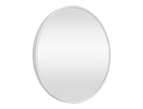 Espelho de Parede [EN.CASA] Ordona (Ø 40 cm - Alumínio - Branco)