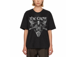 Rockinstone The Crow Crows And Rose Triangle Black T-shirt Size:m