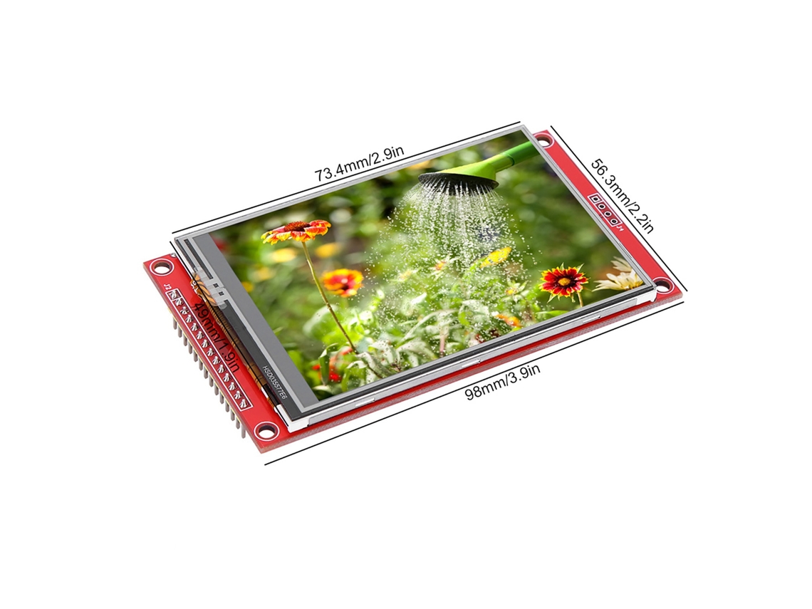 Laxiscreed Módulo Lcd Tft Touch Com Interface Spi Para Projetos De Comunicação Serial