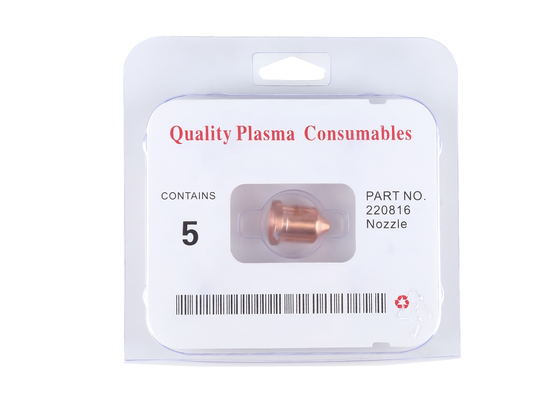 5 Peças De Bicos De Plasma 85a 220816 Para Tocha De Corte Plasma Max85 Consumíveis