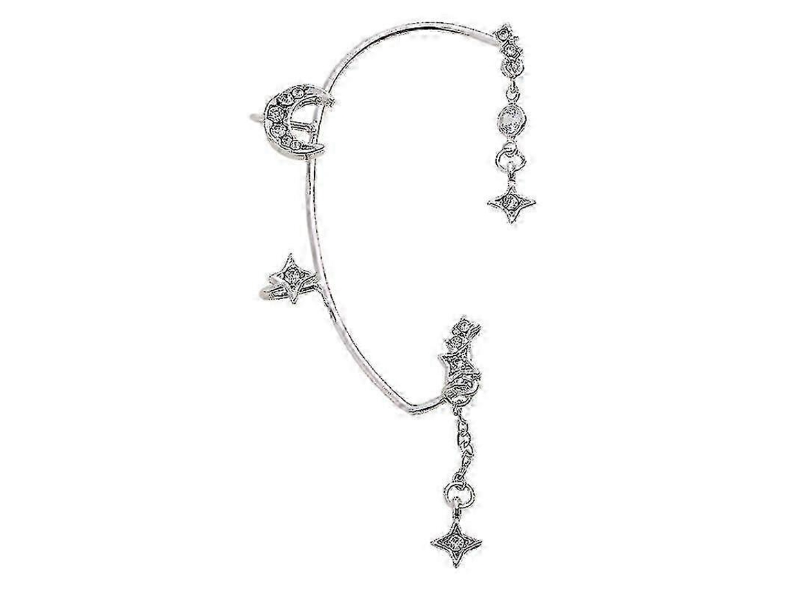 Ear Cuff Wrap Crawler Sem Perfuração Estilo Fada, Par