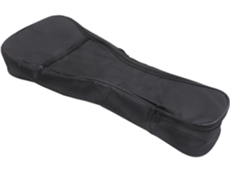 Estojo Acolchoado Para Ukulele De 23 Polegadas, Preto