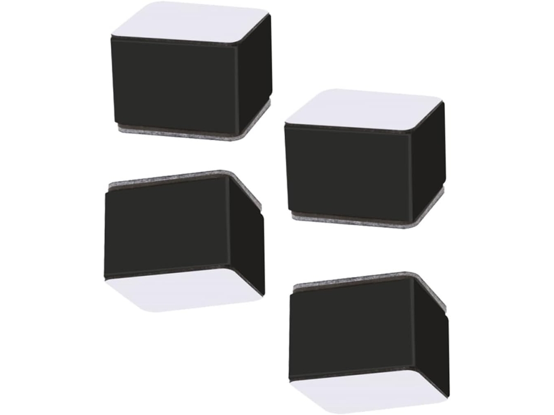 Tofficu Conjunto De 4-almofadas Elevatórias Para Pés Mesa E Sofá Em Aço Carbono Elevar A Altura Móveis Acessórios Casa