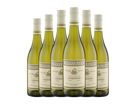 Vinho branco ZONNEBLOEM Chardonnay Western Cape (0.75 L - 6 Unidades)