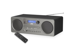 Mini-Aparelhagem de Música JVC RD-E861B-DAB (Cinzento - Bluetooth - 2x 5 W)