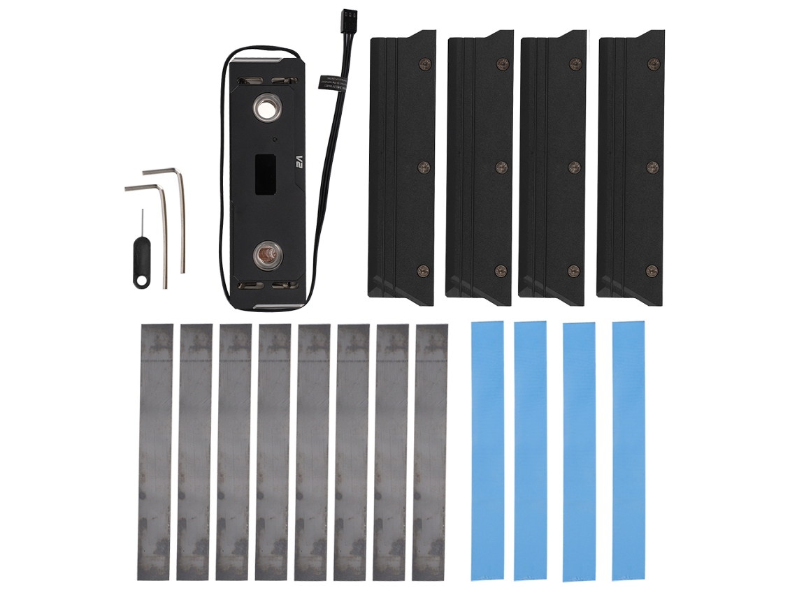 Memory Cold Head Set Digital Color-screen Fbrwb Pa V2 Com 4 Coolers Preto