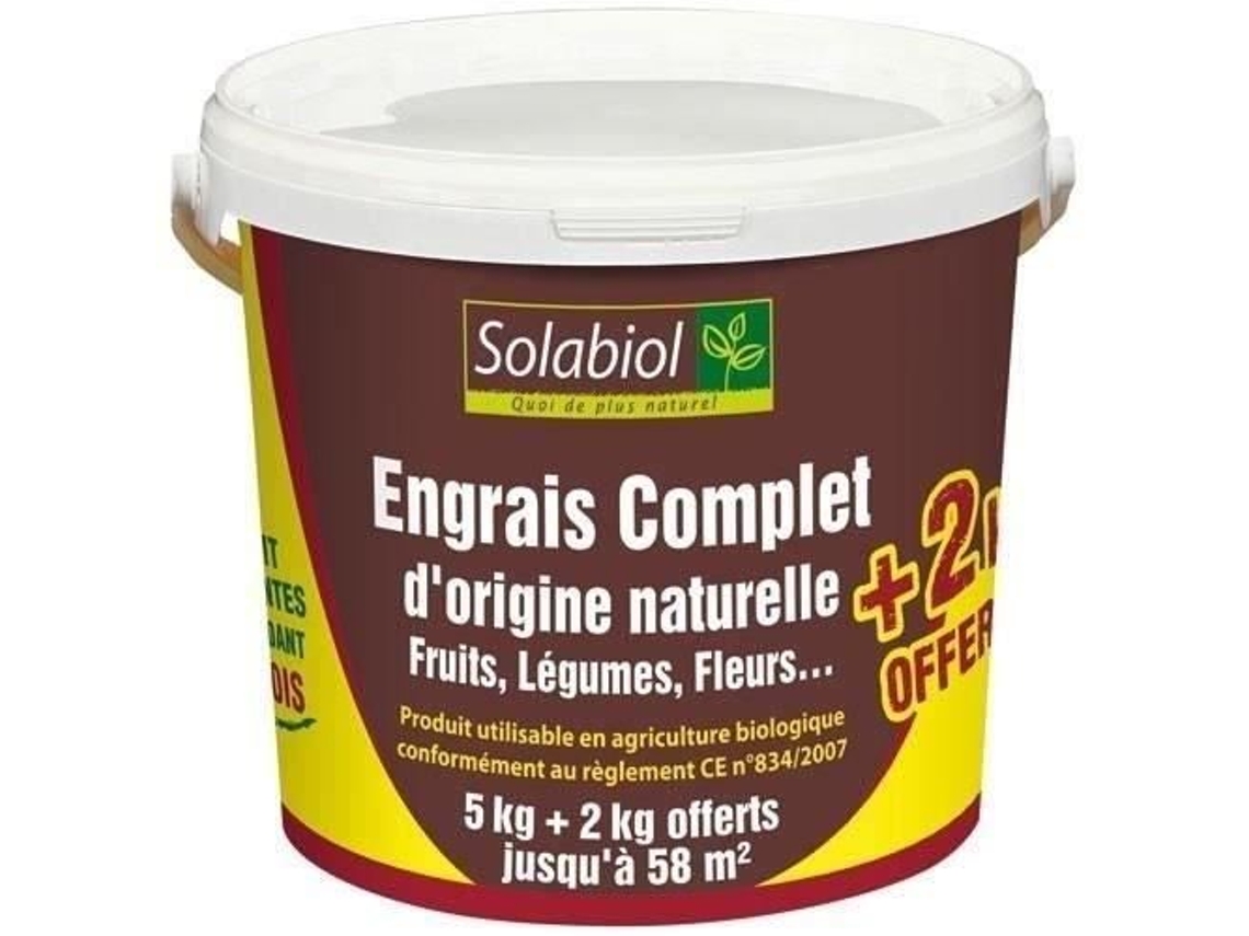Solabiol 5 Fertilizante Completo 2kg Livre/Nc