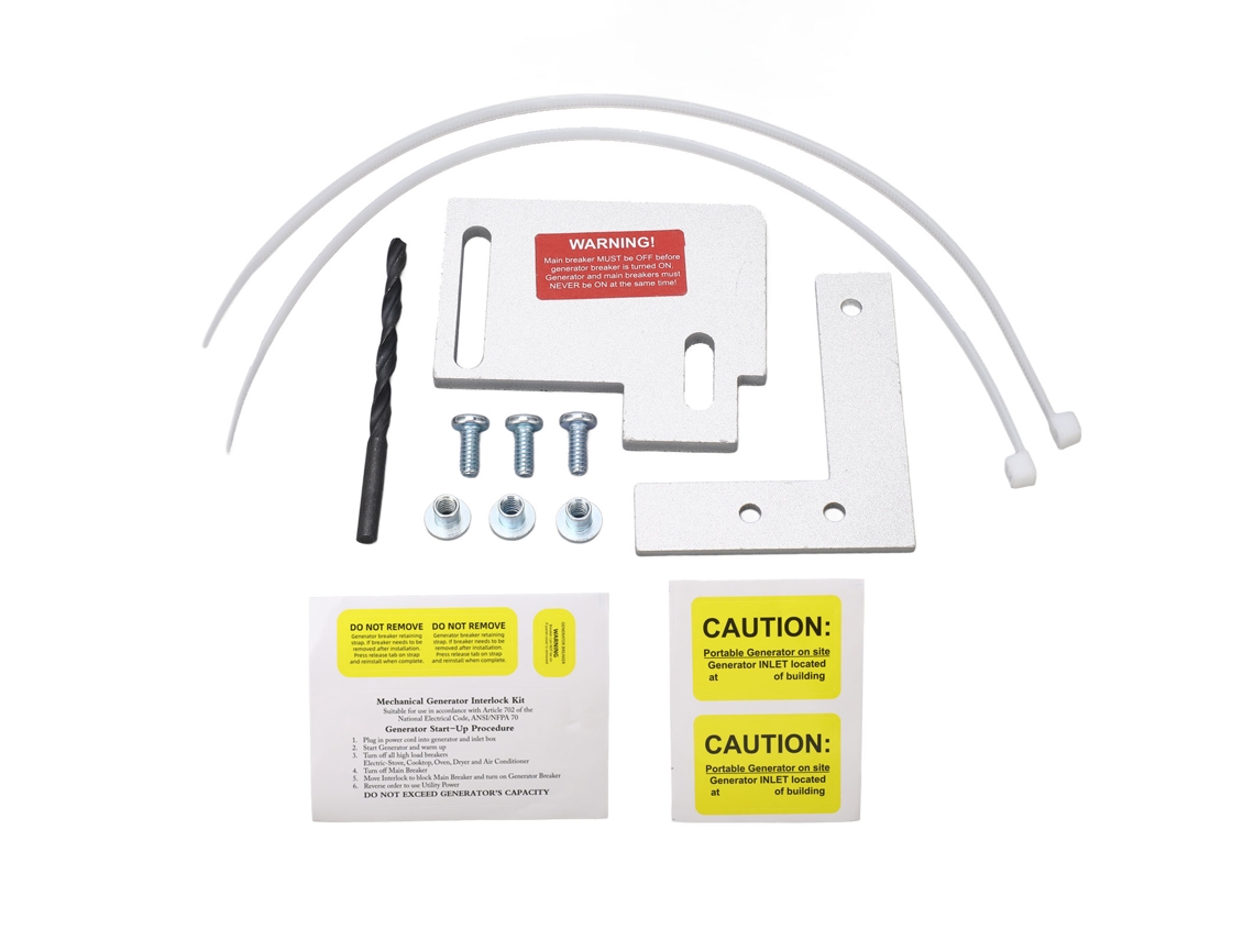 Kit De Interbloqueio Para Gerador Espaciado 1-1/2in Controle De Interbloqueio Para Painel Cutler Hammer Ch 150 200a Horizontal