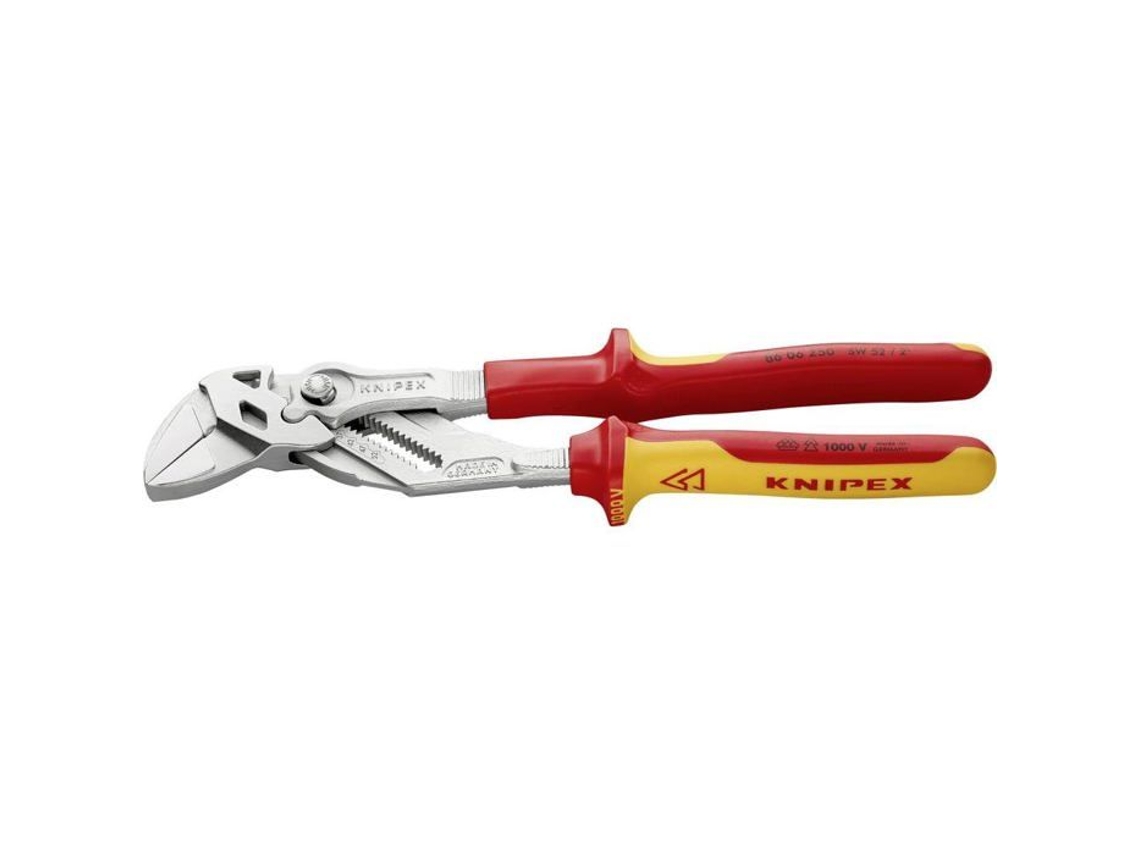 Alicate KNIPEX Wrench Alicate e Chave Ambos Cromados 250 Mm 86 06 250