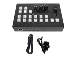 Switcher de Streaming Hdmi EOOCOO com Comutação de Vídeo em Tempo Real