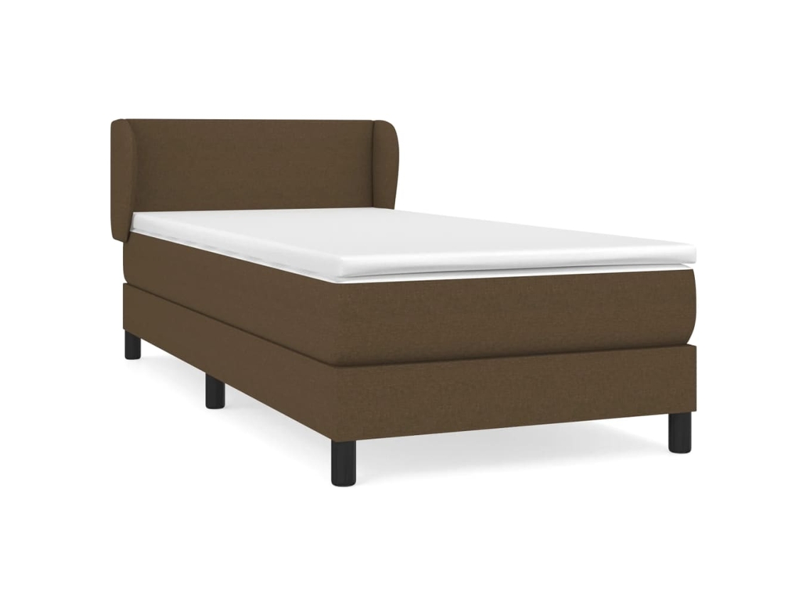 Box Spring Bed, Box Spring Beds Vidaxl Marrom Tecido (90 X 190 Cm)