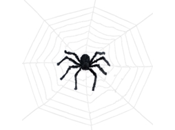 1Pcs Aranha de Brinquedo para Decorações de Halloween ALLINLESS