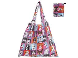 Sacola de Compras Reutilizável, Grande Capacidade, Impermeável e Dobrável, Ideal para Compras de Supermercado, Uso Doméstico e Viagens. GOKOCO