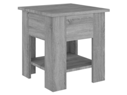 Mesa de Centro em Madeira Processada Cor Cinzento Sonoma MAISON EXCLUSIVE (40x40x42 cm)