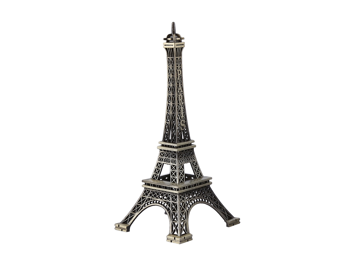 HYMNORA Decoração De Estátua Da Torre Eiffel, Réplica Da Torre Eiffel Francesa, Lembrança Com Material Premium E Construção Em Liga Metálica Anticorrosiva, Su